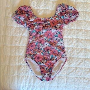 Girls one piece bathing suit